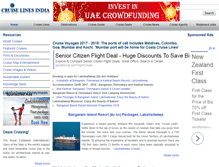 Tablet Screenshot of cruiselinesindia.com